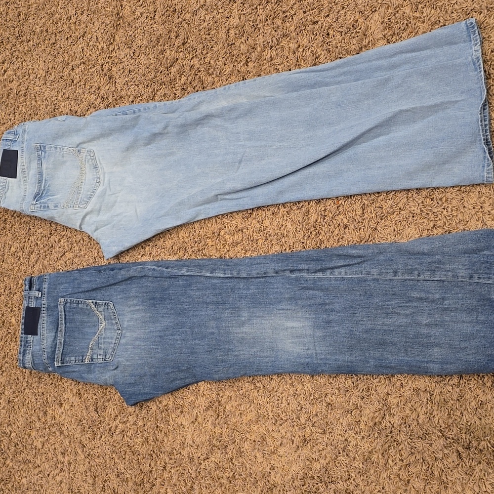 Reclaim 36 XL Stylish Blue Denim Jeans Set. Buckle